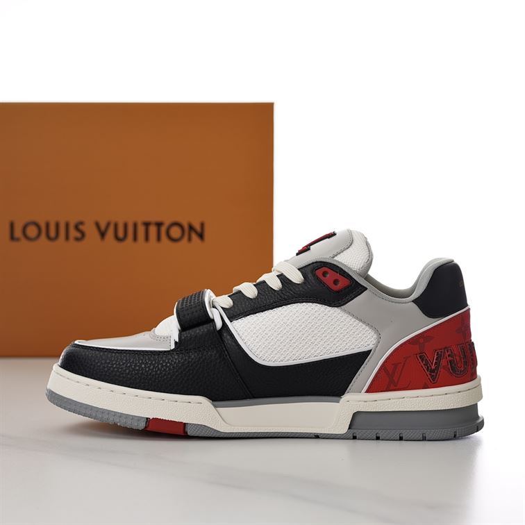 LOUIS VUITTON LV TRAINER SNEAKER RED - LVS182