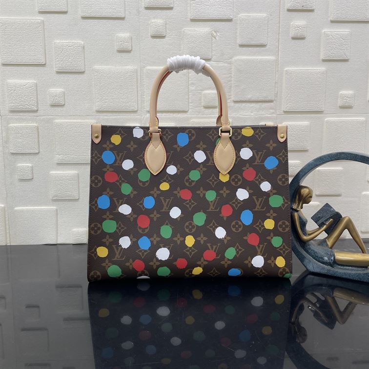 LOUIS VUITTON LV X YK ONTHEGO MM MONOGRAM
