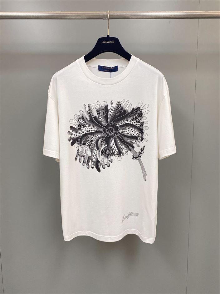 LOUIS VUITTON LV X YK PSYCHEDELIC FLOWER REGULAR T-SHIRT - LVTS037