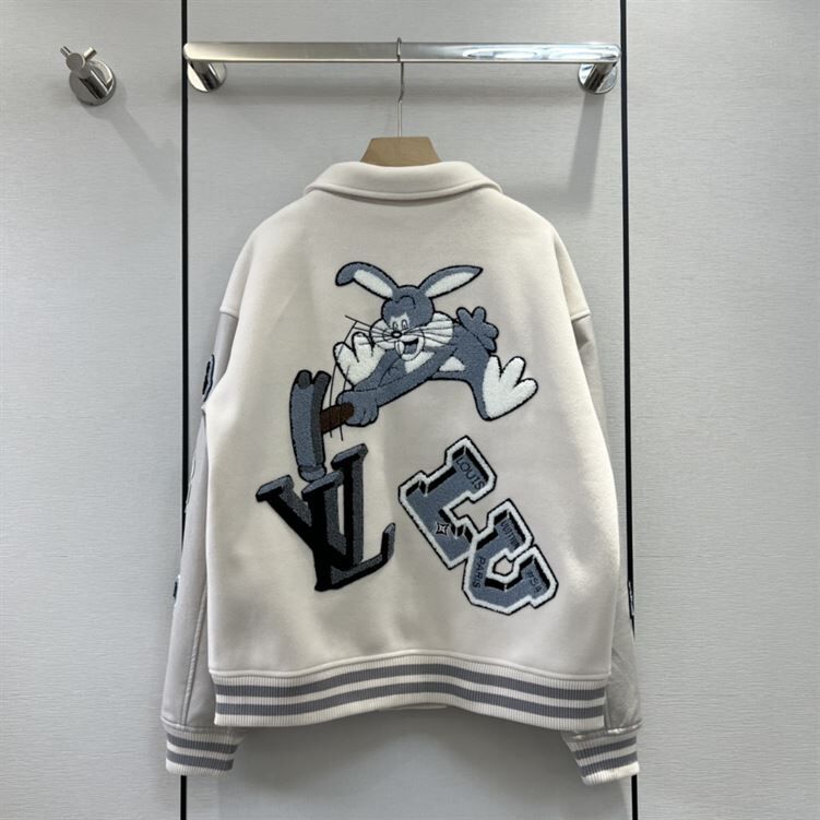 LOUIS VUITTON MULTI PATCHES MIXED LEATHER VARSITY BLOUSON - LVC014