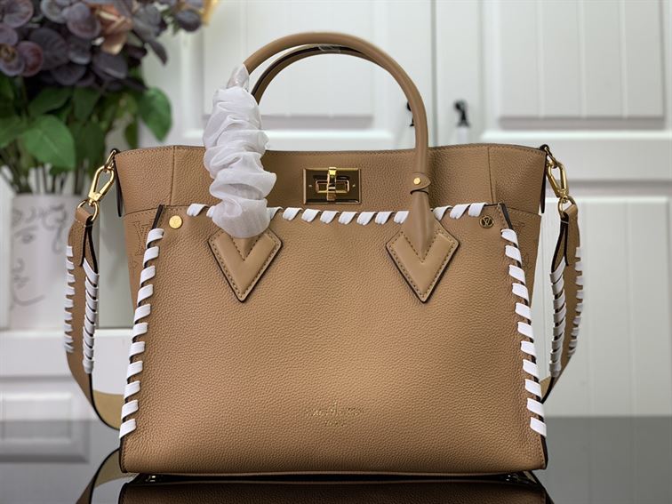 LOUIS VUITTON ON MY SIDE MM BROWN HIGH