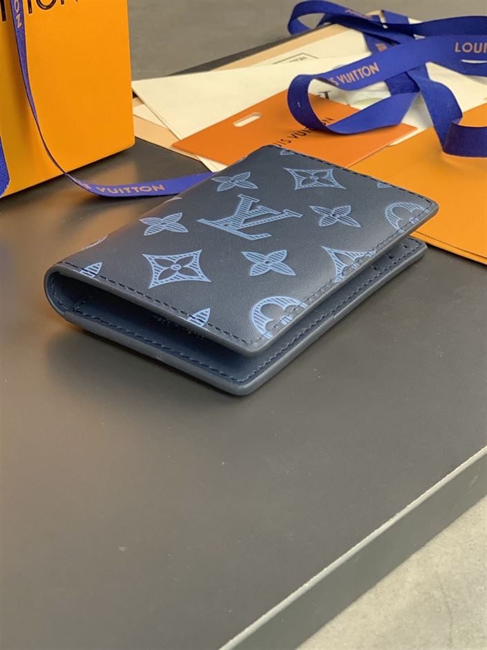 LOUIS VUITTON POCKET ORGANIZER BLUE