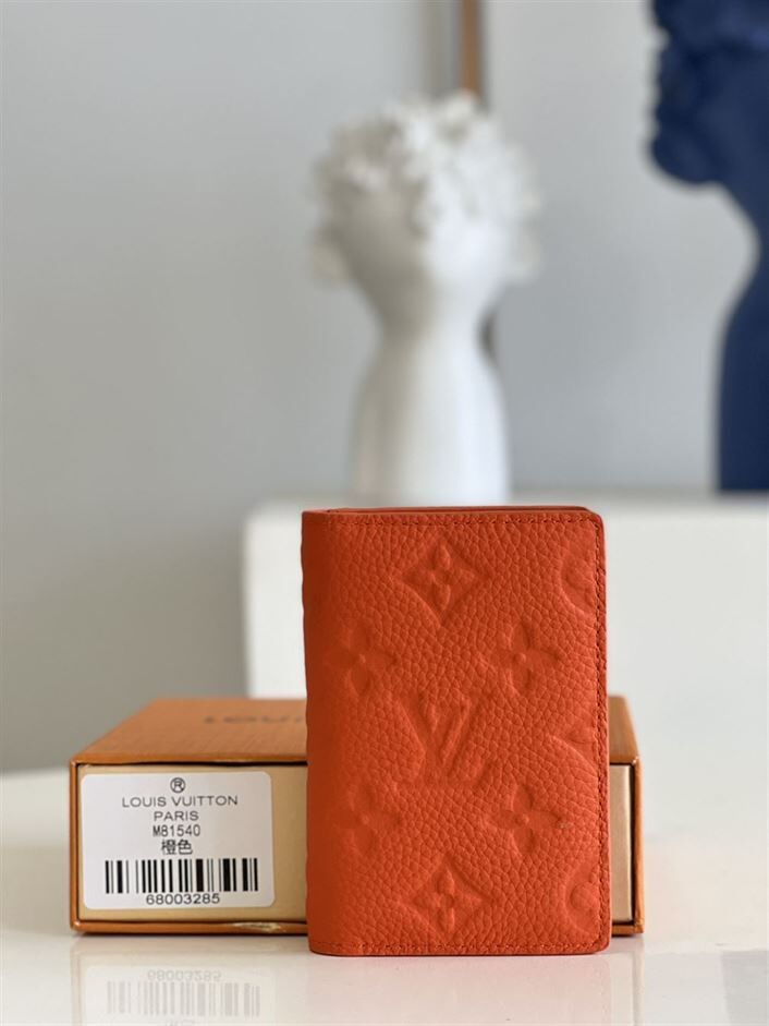 LOUIS VUITTON POCKET ORGANIZER RED MONOGRAM TAURILLON
