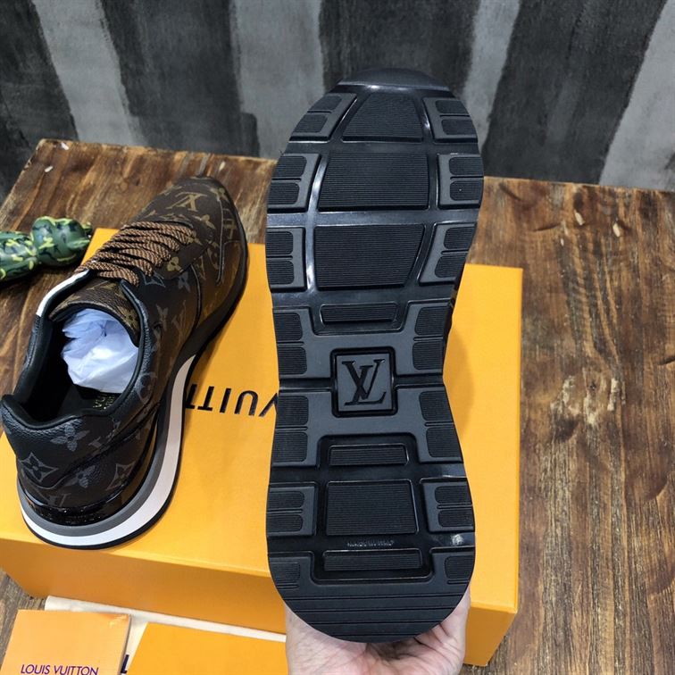 LOUIS VUITTON RUN AWAY SNEAKERS IN SLIVER - LVS008