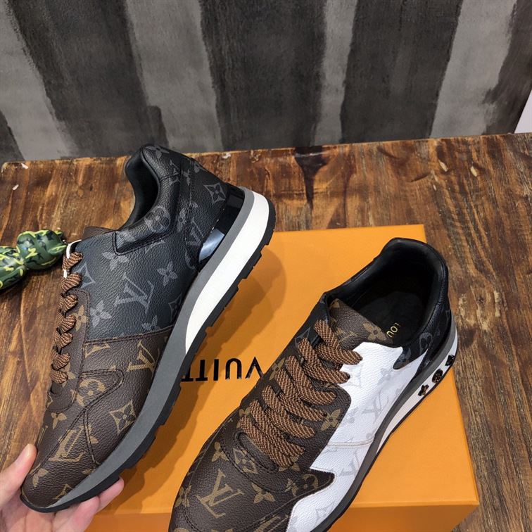 LOUIS VUITTON RUN AWAY SNEAKERS IN SLIVER - LVS008