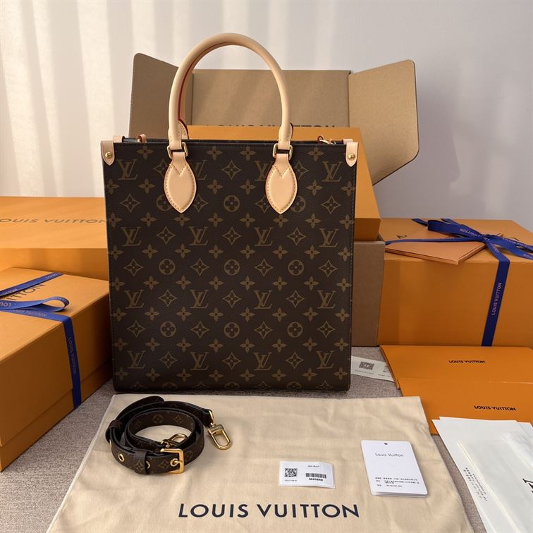 LOUIS VUITTON SAC PLAT PM MONOGRAM