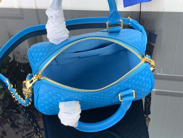LOUIS VUITTON SPEEDY BANDOULIERE 20 Blue