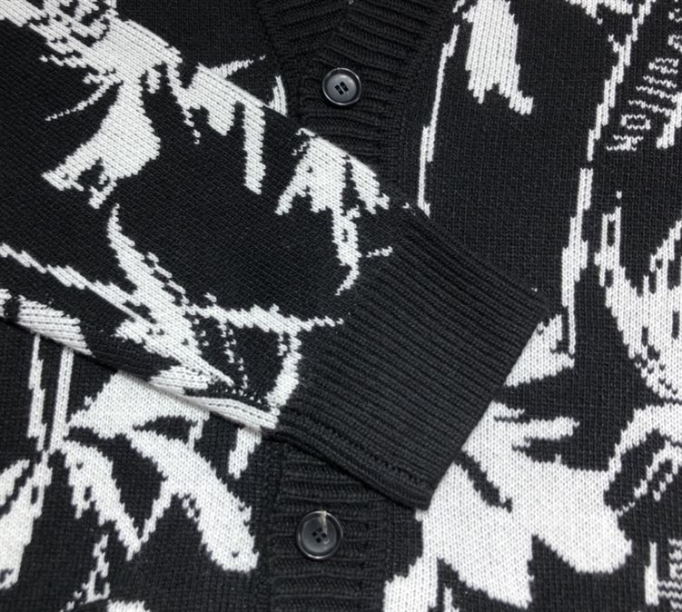 LOUIS VUITTON THISTLE JACQUARD CARDIGAN - LVH049