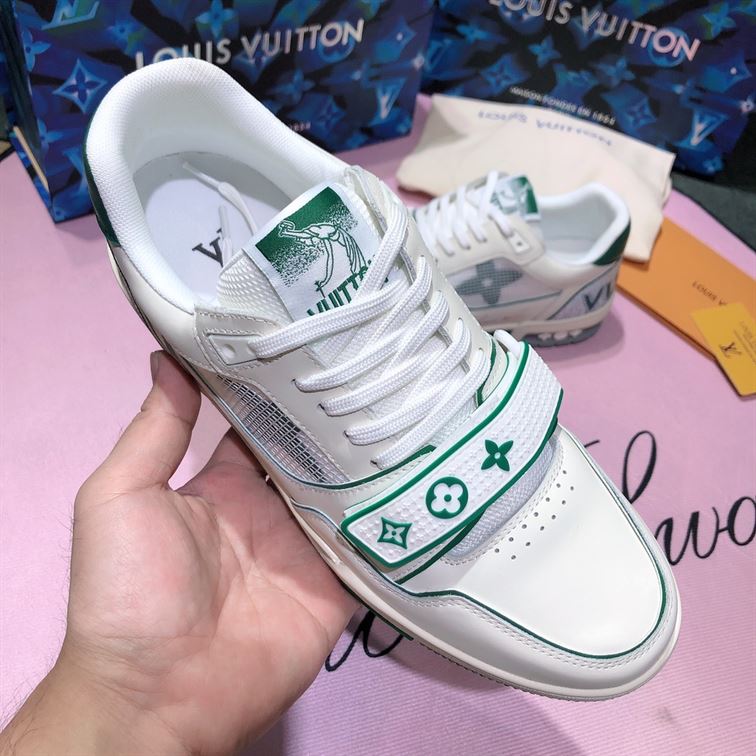 LOUIS VUITTON TRAINER GREEN MESH - LVS017