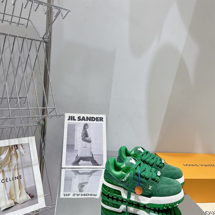 LOUIS VUITTON TRAINER MAXI LOW-TOP SNEAKERS - LVS163