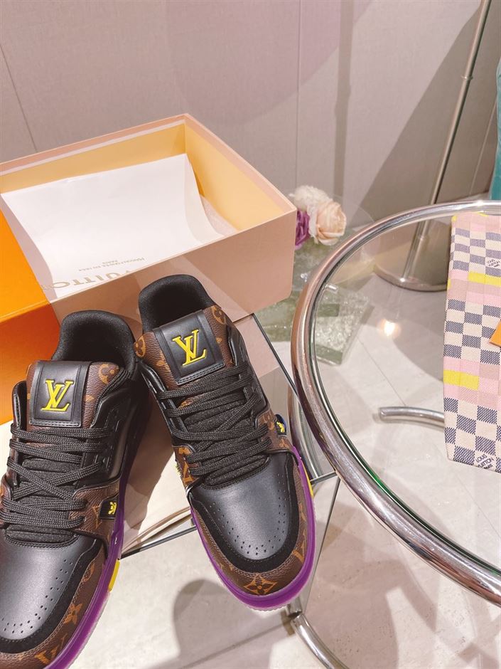 LOUIS VUITTON TRAINER MONOGRAM PURPLE - LVS130