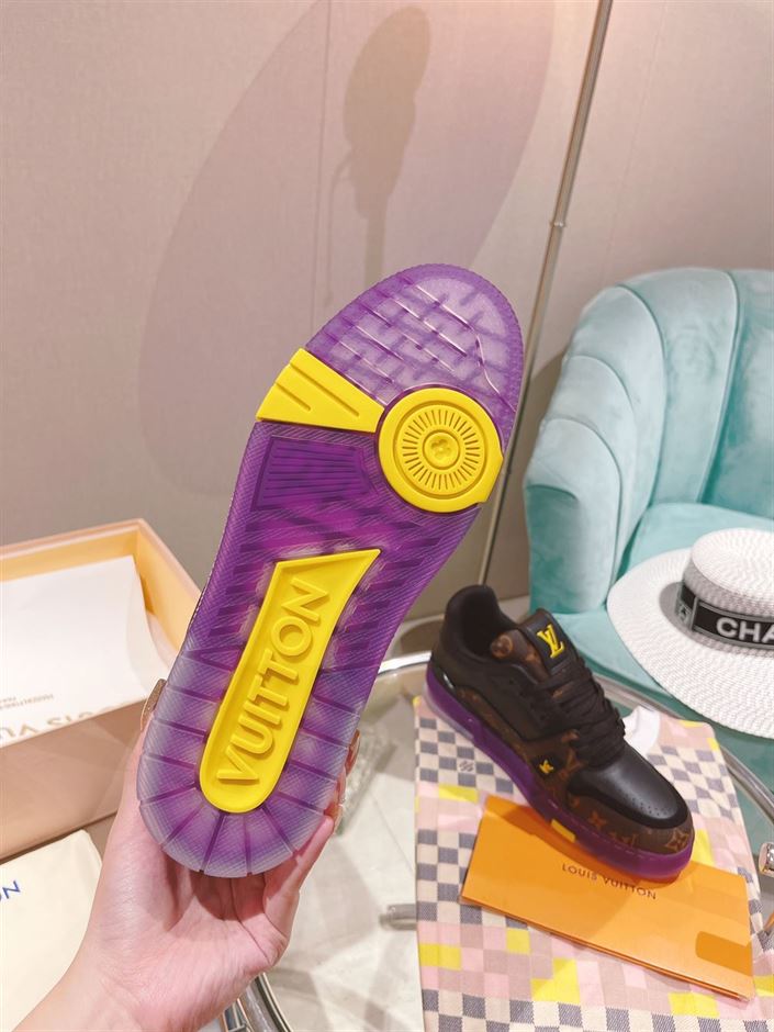 LOUIS VUITTON TRAINER MONOGRAM PURPLE - LVS130