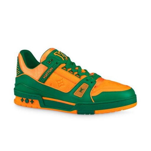 LOUIS VUITTON TRAINER VIRGIL ABLOH SNEAKERS IN GREEN - LVS049