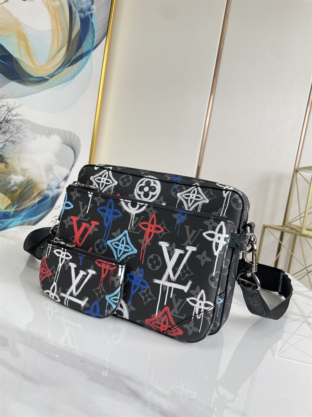 LOUIS VUITTON TRIO MESSENGER BAG - LVB066