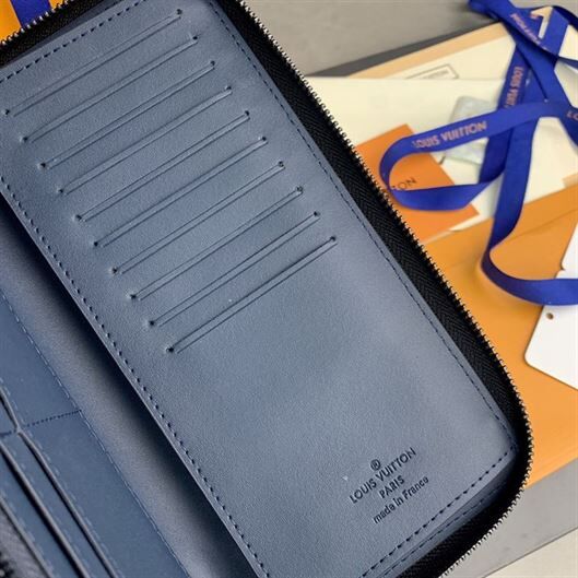 LOUIS VUITTON WALLET ORGANIZER BLUE
