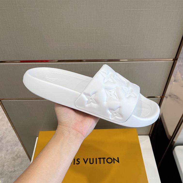 LOUIS VUITTON WATERFRONT MULE WHITE - LVSD044