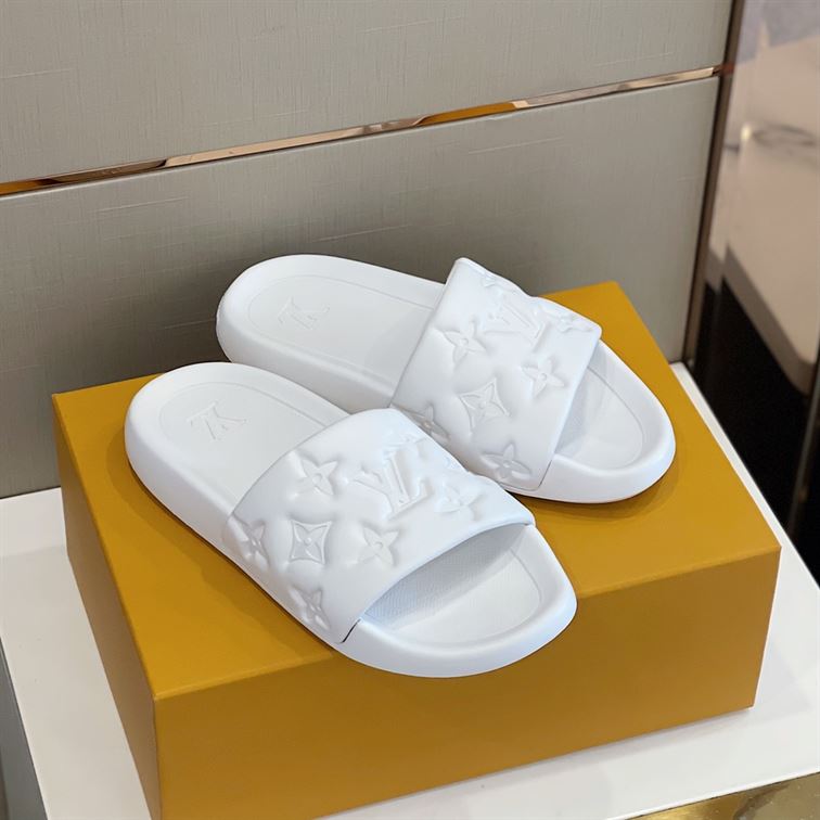 LOUIS VUITTON WATERFRONT MULE WHITE - LVSD044