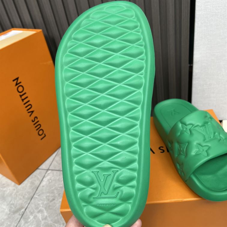 LOUIS VUITTON WATERFRONT MULE WHITE - LVSD045