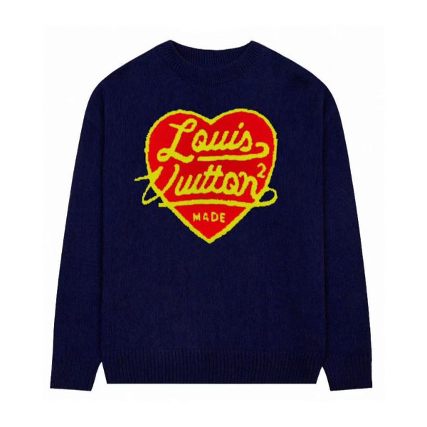 LOUIS VUITTON X NIGO HEART LOGO SWEATERS - LH061