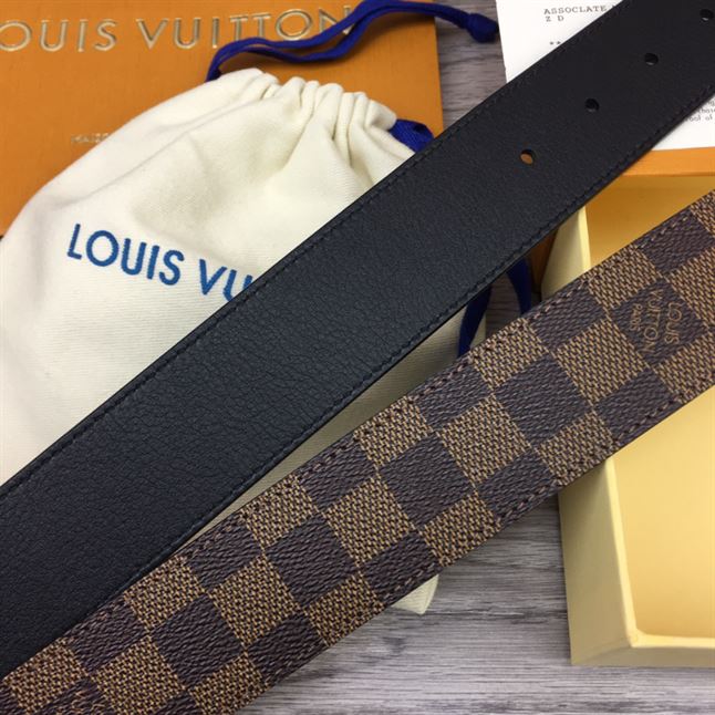 LV DAMIER EBENE NEO TRUNK 40MM REVERSIBLE BELT - LBE066