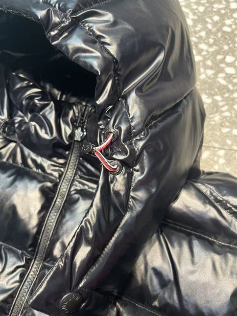 MONCLER BLACK DOWN SAULX PUFFER JACKET - MC025