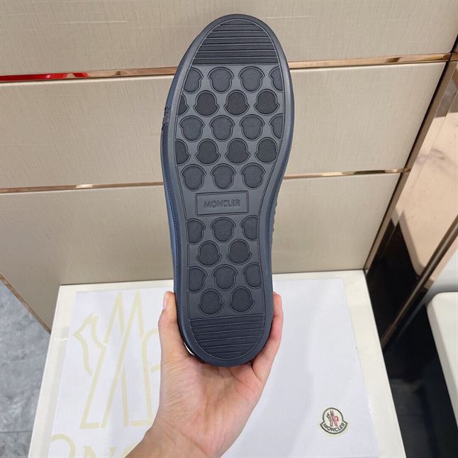 MONCLER NAVY SUEDE NEW MONACO SNEAKERS - MCS010