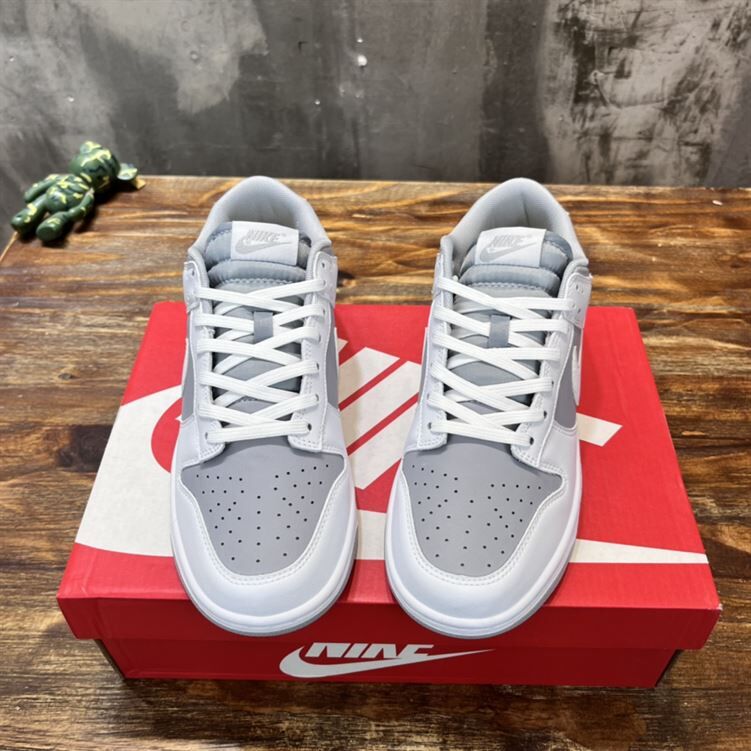 NIKE SB DUNK LOW RETRO WHITE GREY - NSN014