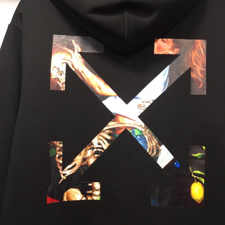OFF-WHITE CARAVAGGIO ARROW HOODIE - OS004