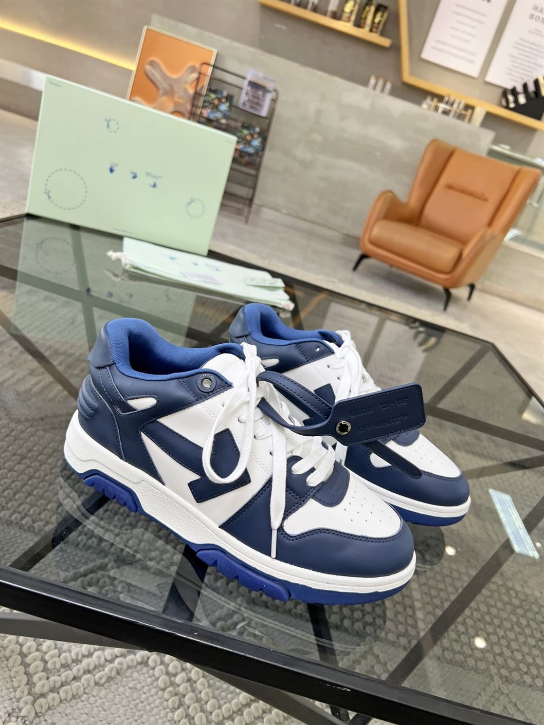 OFF-WHITE OUT OFF OFFICE CALF LEATHER WHITE ROYAL IN BLUE - OFW016