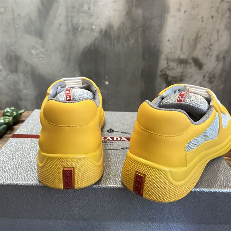PRADA AMERICA'S CUP SOFT RUBBER AND BIKE FABRIC SNEAKERS - PRS041