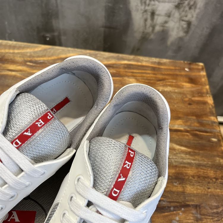 PRADA AMERICA'S CUP SOFT RUBBER AND BIKE FABRIC SNEAKERS - PRS042