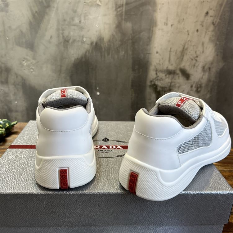 PRADA AMERICA'S CUP SOFT RUBBER AND BIKE FABRIC SNEAKERS - PRS042