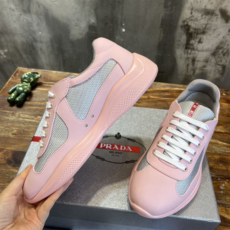 PRADA AMERICA'S CUP SOFT RUBBER AND BIKE FABRIC SNEAKERS - PRS044