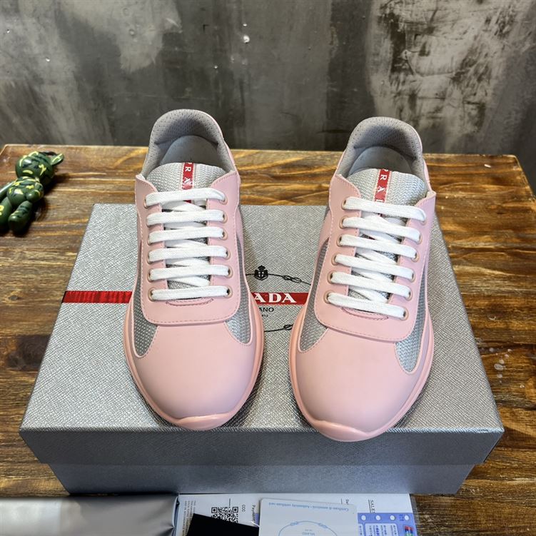 PRADA AMERICA'S CUP SOFT RUBBER AND BIKE FABRIC SNEAKERS - PRS044