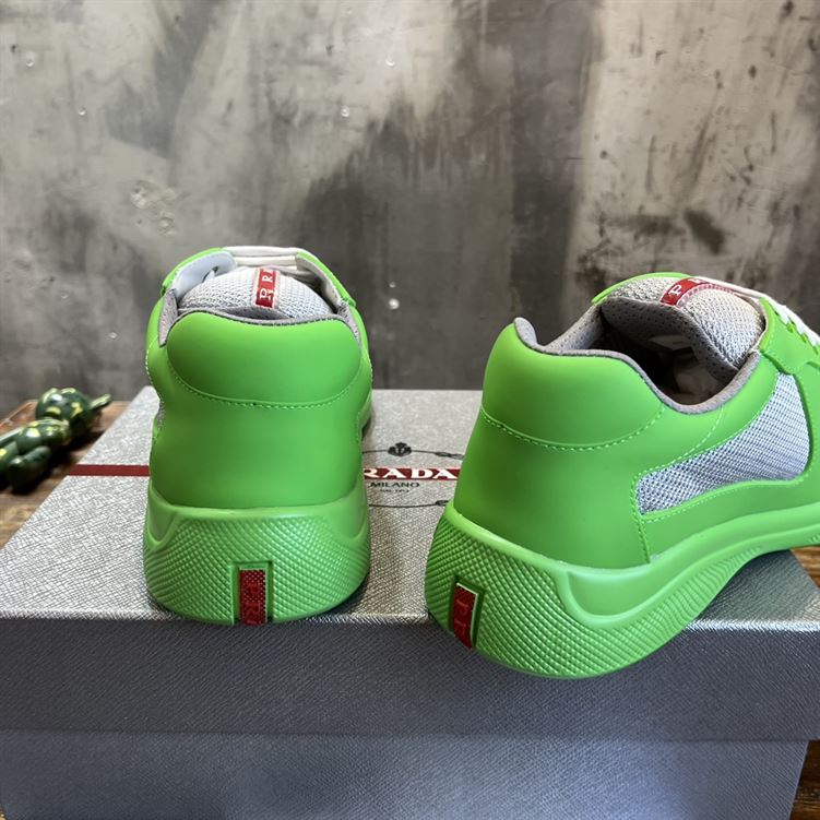PRADA AMERICA'S CUP SOFT RUBBER AND BIKE FABRIC SNEAKERS - PRS047