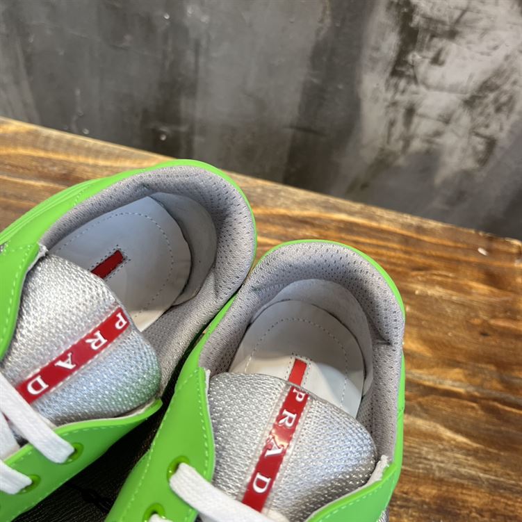 PRADA AMERICA'S CUP SOFT RUBBER AND BIKE FABRIC SNEAKERS - PRS047