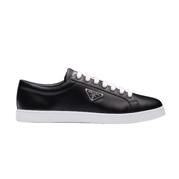 PRADA BRUSHED LEATHER SNEAKERS - PRS015