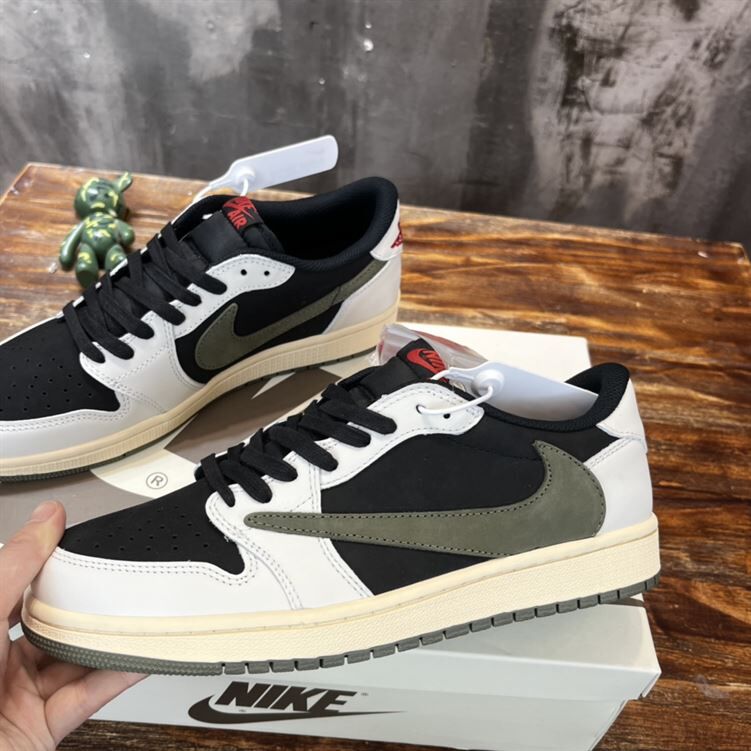 TRAVIS SCOTT X AIR JORDAN 1 LOW ''OLIVE" - NSN029