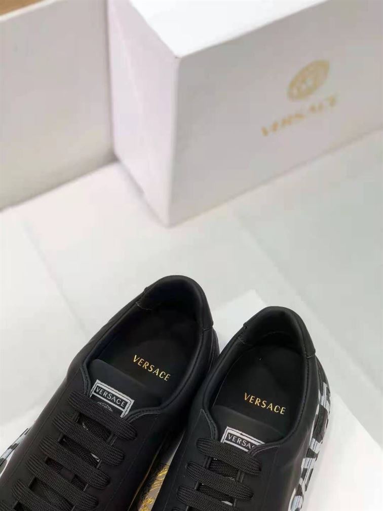 VERSACE GRECA LOGO SNEAKERS - VSS011