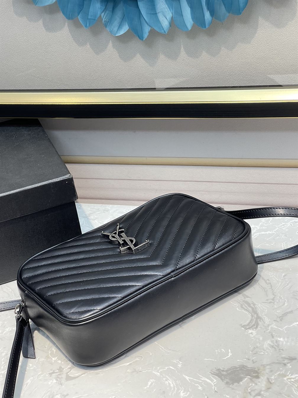 YSL LOU CAMERA BAG IN QUILTED LEATHER