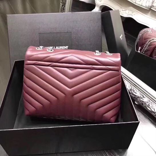 YSL LOULOU ROSEWOOD BAG