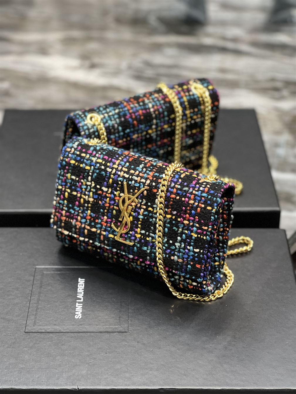 YSL LOULOU Nero & Multicolor Bag