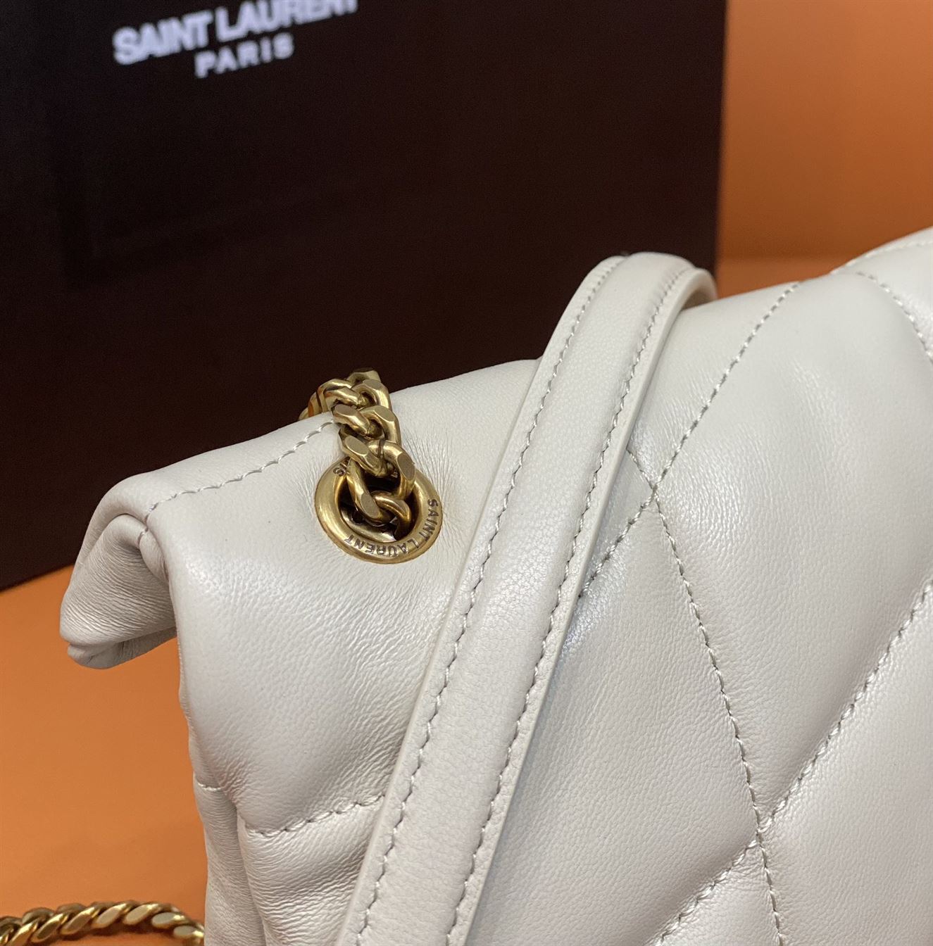 YSL PUFFER TOY BAG IN QUILTED LAMBSKIN