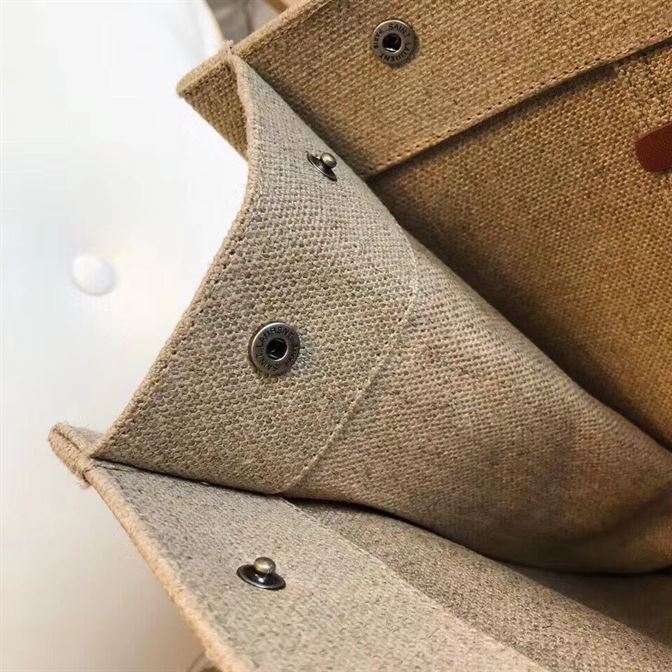 YSL RIVE GAUCHE CANVAS TOTE BEIGE BAG