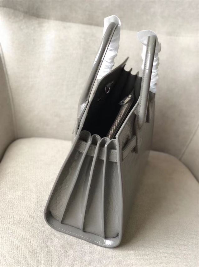 YSL SAC DE JOUR SILVER BAG