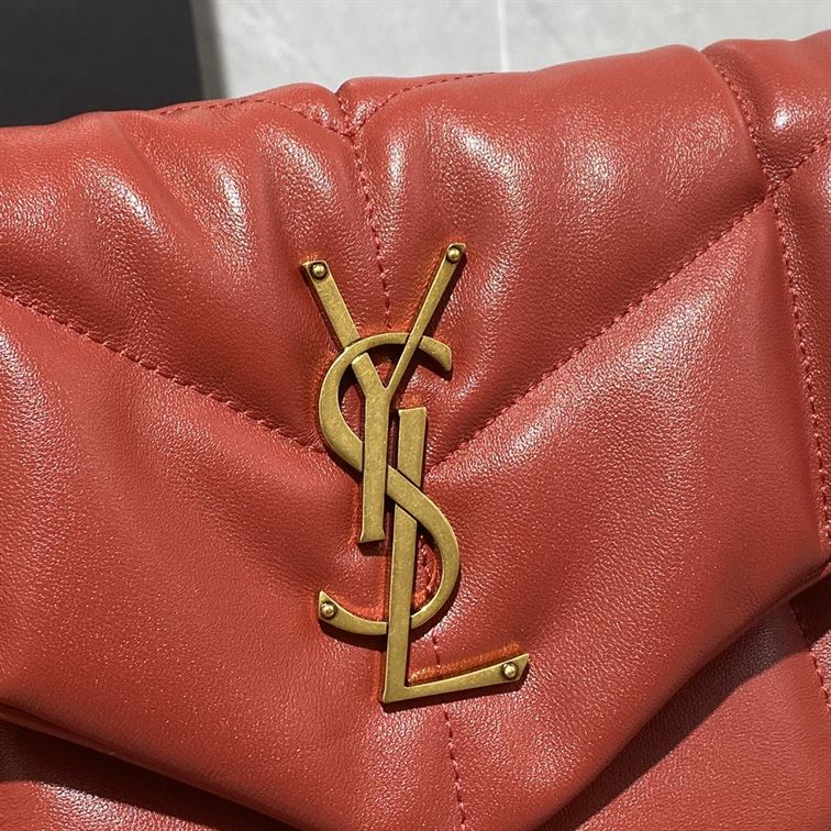YSL SMALL PUFFER IN QUILTED NAPPA LEATHER
