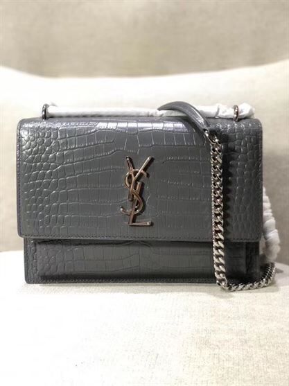 YSL SUNSET GREY BAG