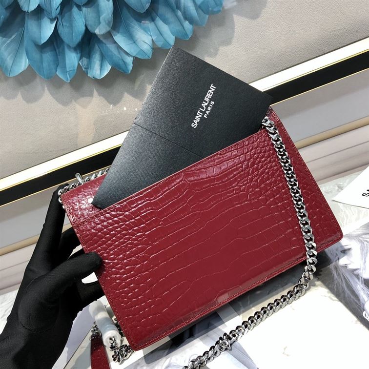 YSL SUNSET RED BAG