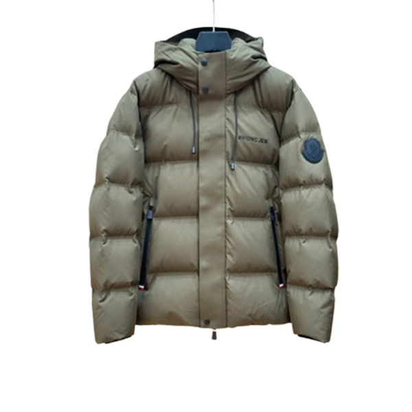 MONCLER Puff Grey Hooded Coat - MC143