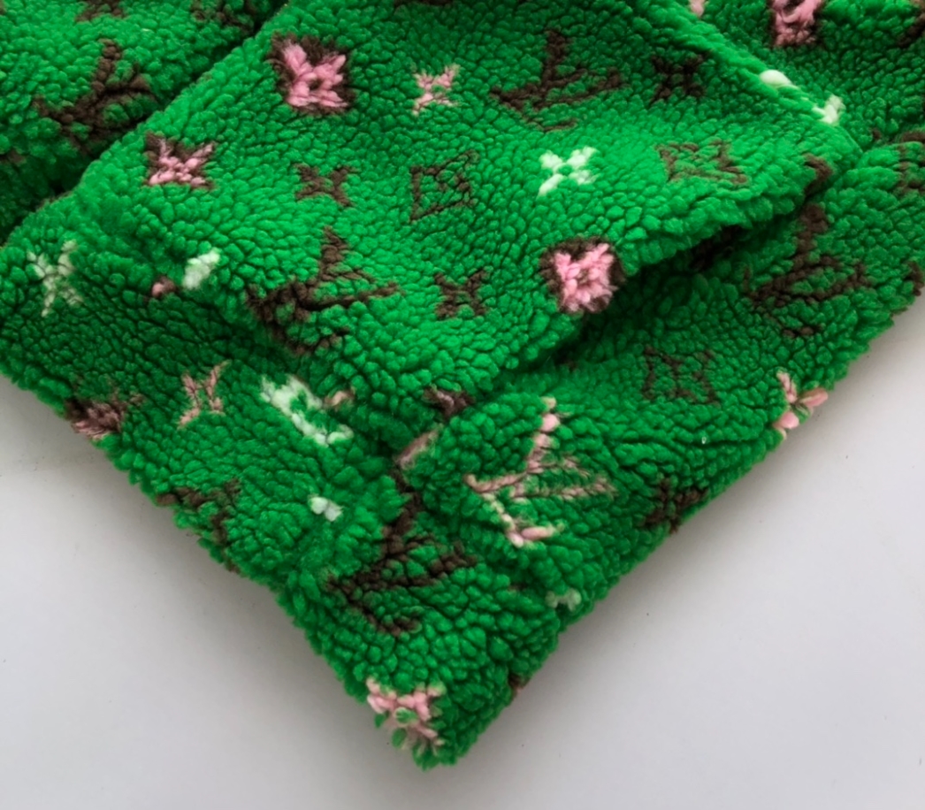 Louis Vuitton Monogram Fleece Green Jacket - LVC045